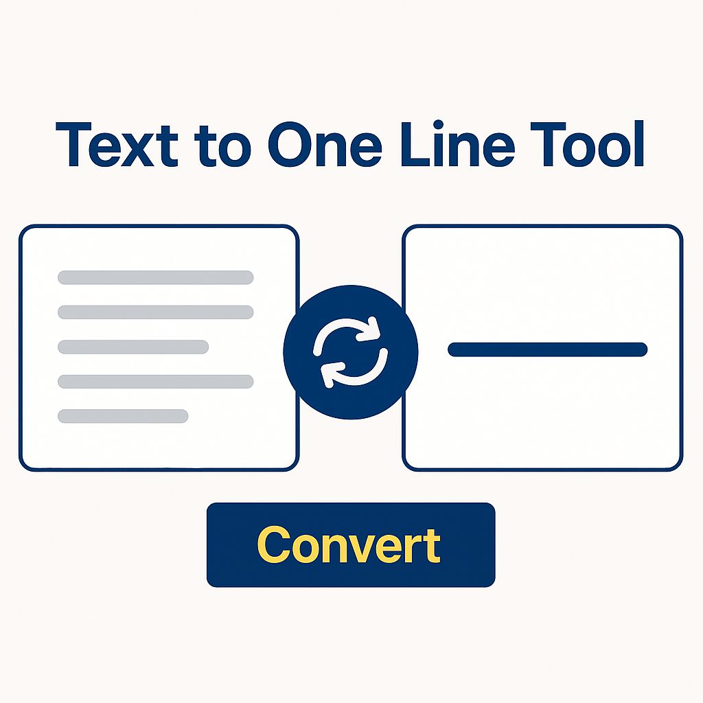 Text to One Line Converter